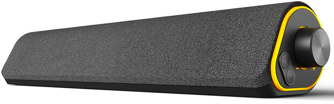 쏘빗 RGB LED 블루투스 스피커 게이밍 사운드바, 그레이