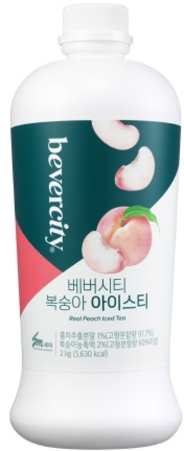 세미 후루티 복숭아향 아이스티 시럽, 2kg