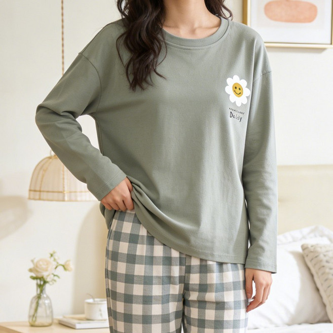 긴팔 긴바지 잠옷 파자마 홈웨어 상하세트