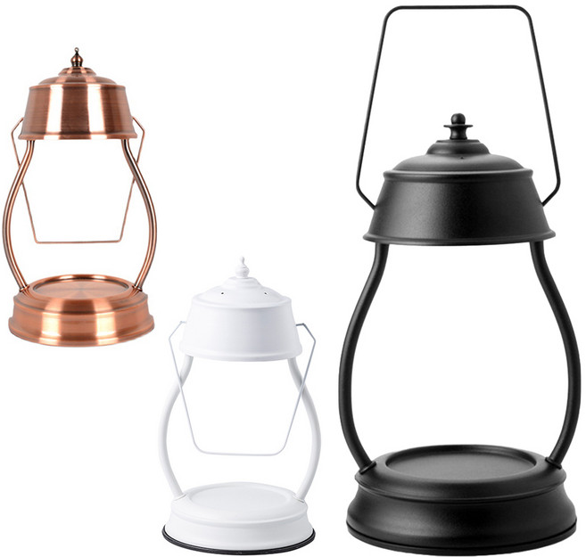 復古香薰融蠟燈 多段亮度可調 適用12-20m²空間, 白色 (附贈燈泡x2)