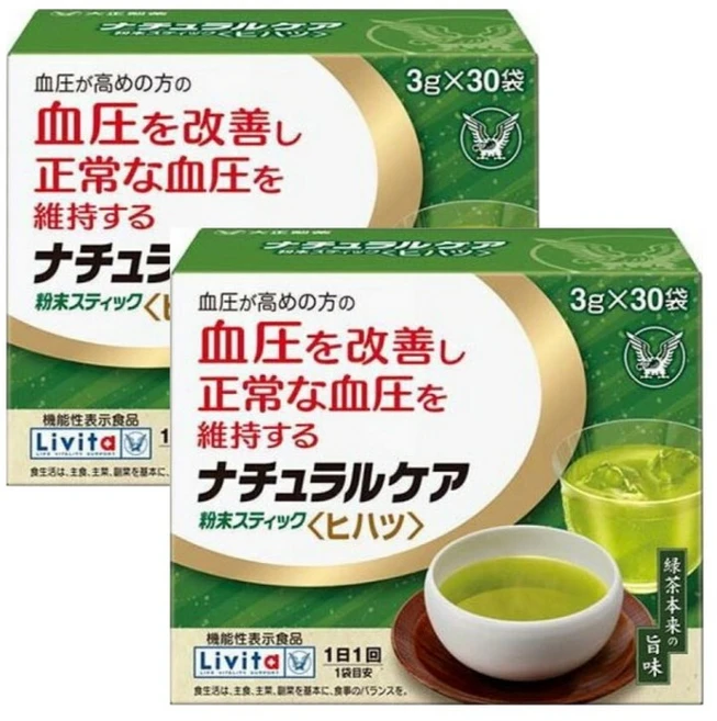 일본직구 리비타 내추럴케어 분말스틱 히하츠 맛 3g 30봉입 2개 세트 - 쿠팡