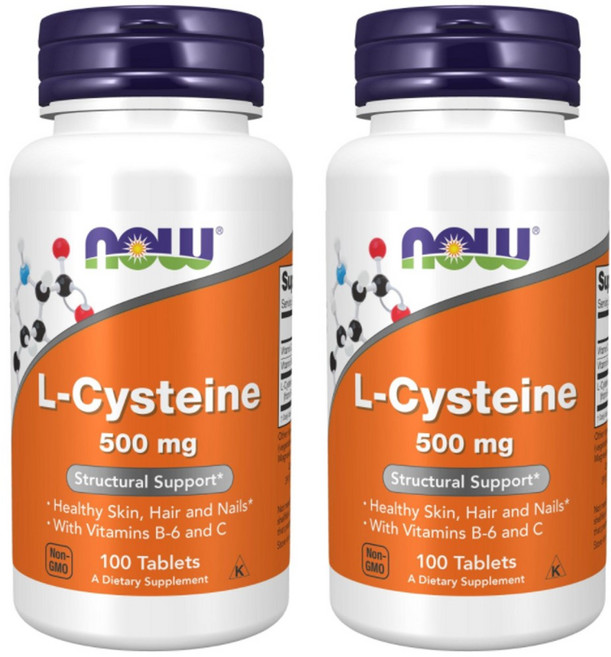 나우푸드 L-시스테인 500mg 타블렛, 100정, 2개