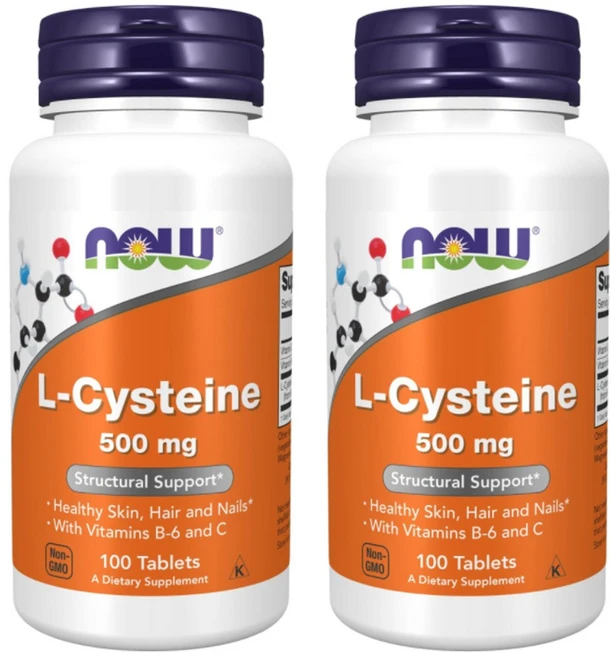 나우푸드 L-시스테인 500mg 타블렛, 100정, 2개 - 쿠팡