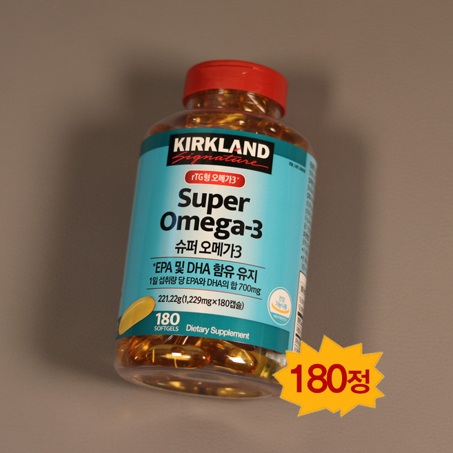 (코피코캔디증정) 코스트코 오메가3 6개월분, 180정, 1개
