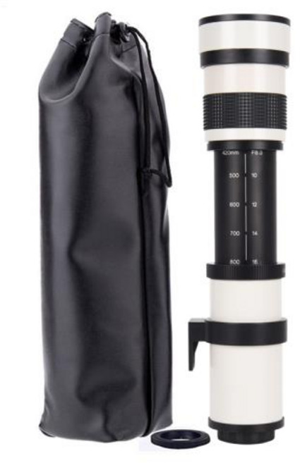 고프로렌즈 JINTU 슈퍼 HD 망원 줌 렌즈 니콘 호환 D90 D80 D7500 D3400 420-800mm, 01 Nikon