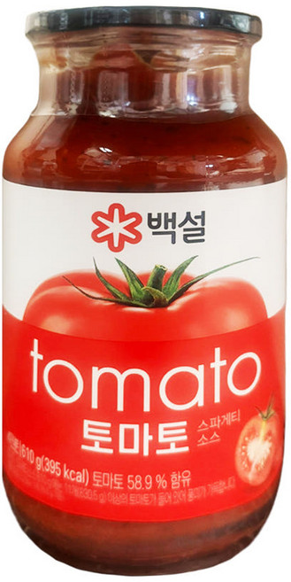 백설 토마토 스파게티소스, 610g, 3개