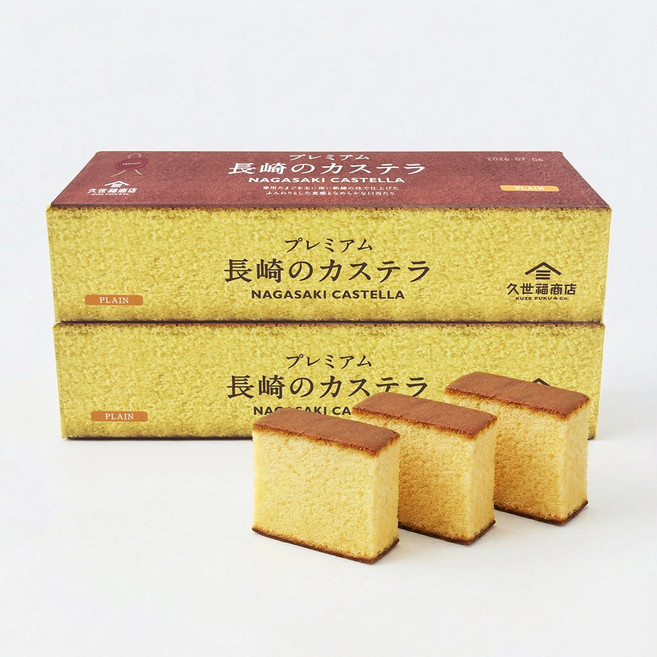 쿠제후쿠 나가사키 프리미엄 카스텔라 일본 전통 디저트, 314g, 2박스