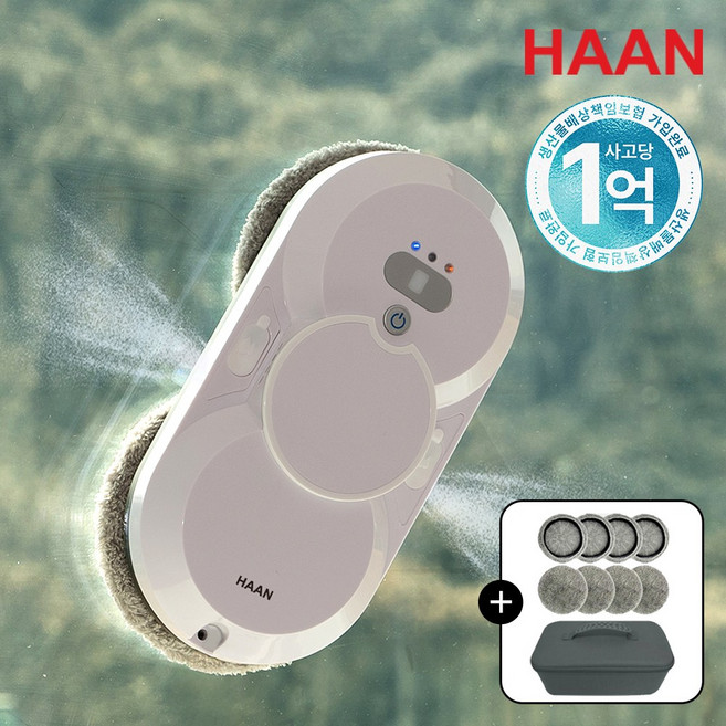 한경희 창문 로봇청소기 베란다 아파트 유리창 이중창 청소 창문닦이 유리창청소기, HWC-R110