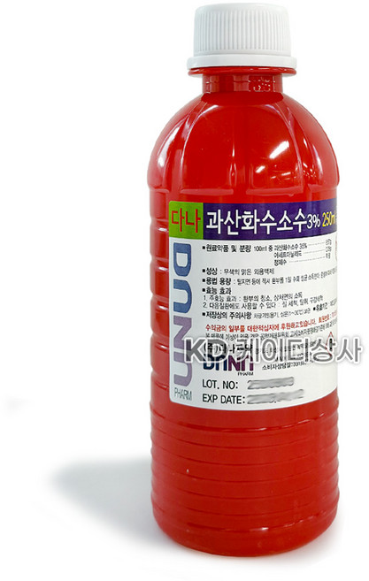조은 다나 과산화수소수 250ml 소독 살균소독제 과산화수소, 1개