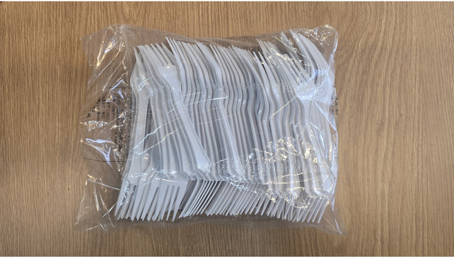 일회용포크, 1개, 100개