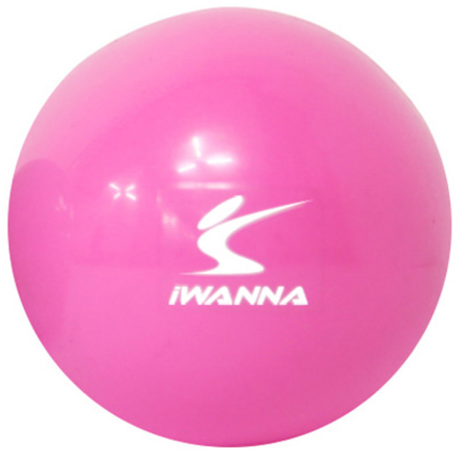 아이워너 웨이트볼 1kg 핑크 1개 소프트 헬스 필라테스 공