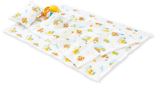 시은데코 뽀로로 러브 시어서커 겹유아이불세트, 블루