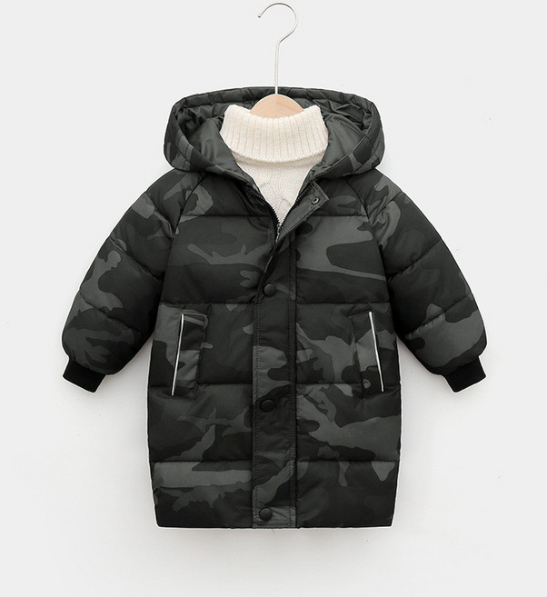 2024新款兒童羽絨棉服男女童中長款韓版棉衣寶寶加厚衣服