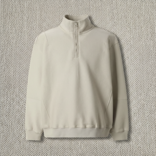 시리즈 하프집업 스웻셔츠