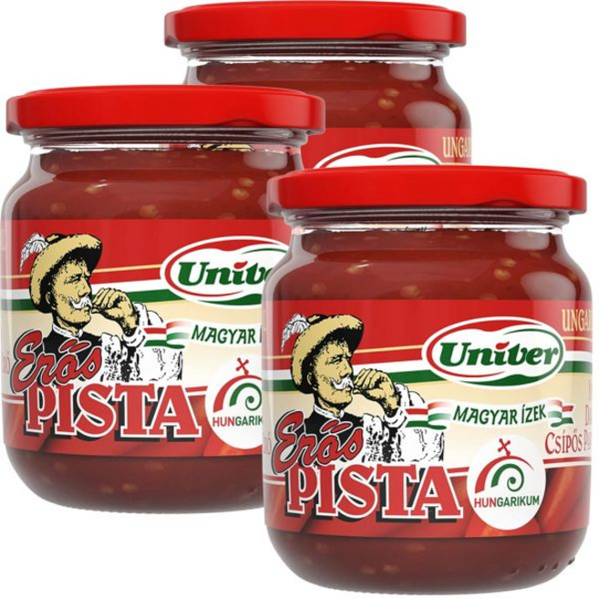 univer Eros Pista 헝가리 매운 파프리카 크림 200g x 3개
