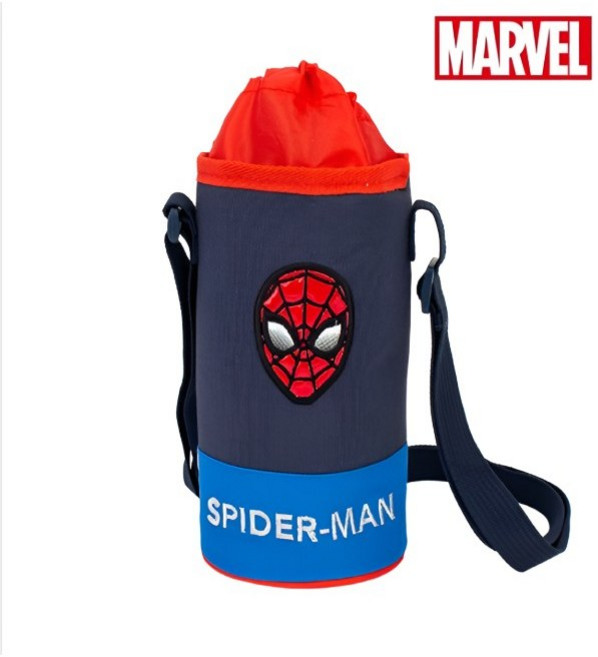 스파이더맨 남아 물병 크로스백 어린이 보틀백 외출 미니가방, 1개, 네이비