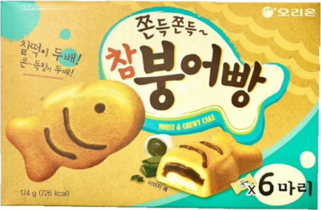 오리온 참붕어빵, 174g, 1개