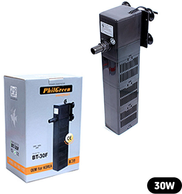 [초록끈] 필그린 BT-30F 측면여과기 30W, 1개