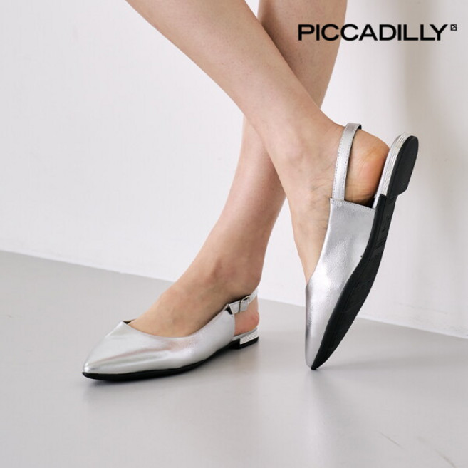 [피카딜리] [PICCADILLY] 274046-24 슬링백_실버(1.5cm)