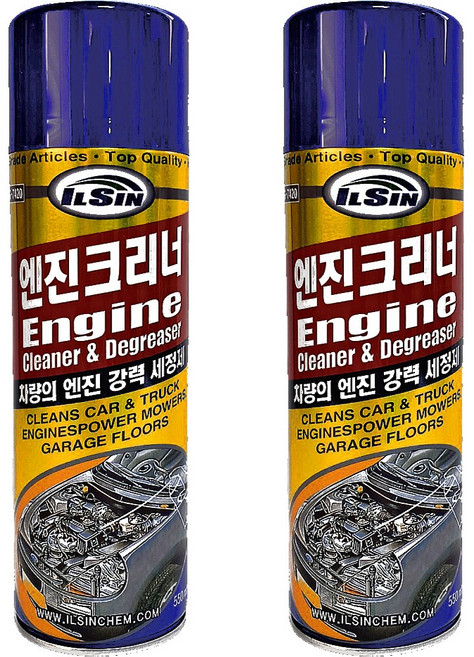 일신 엔진크리너 550ml 엔진 청소 크리너, 2개
