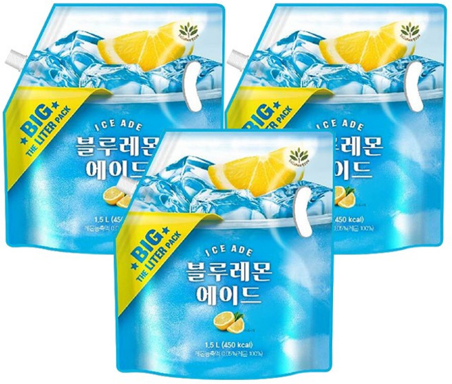 발란스그로우 블루레몬에이드 대용량 1.5L 3개