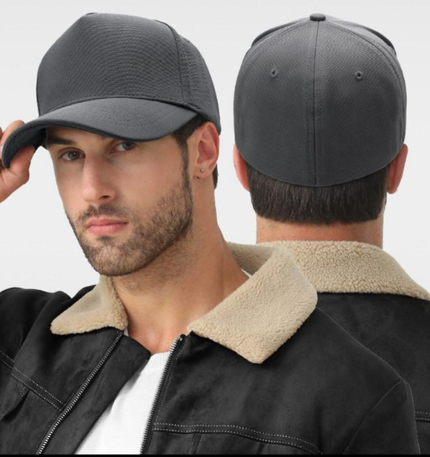 빅사이즈 뒤로쓰는모자 무지 뒤가막힌 볼캡 야구모자 남녀공용 스트릿 힙합 큰남자 모자