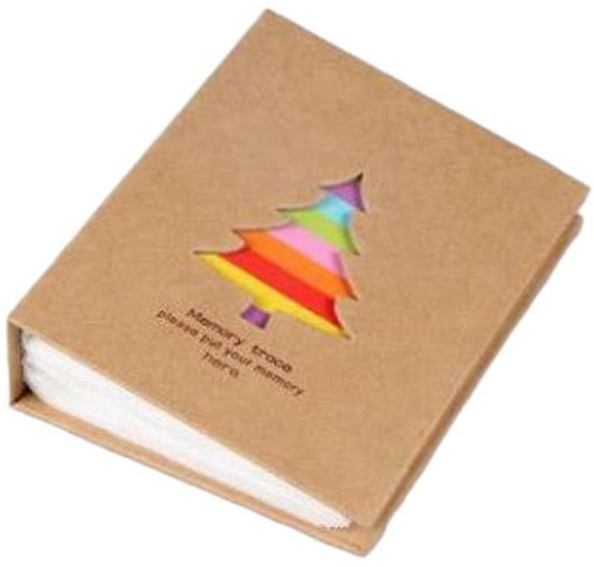 출산축하 포켓식 유아성장 미니앨범 홈갤러리 임신선물 사진보관 신혼앨범 엽서보관, 50매, 트리