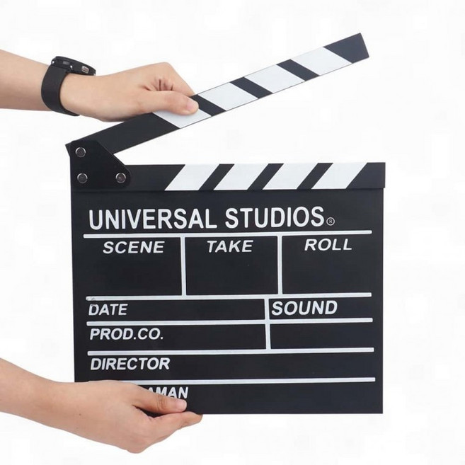 클래퍼보드 슬레이트 딱딱이 슬레이트보드 크래퍼 인테리어소품 클랩보드 메모판 낙서장 클랩스틱 무비슬레이트 클래퍼보드 영화촬영소품