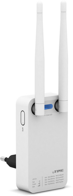 EFM네트웍스 ipTIME EXTENDER-N300 11n WiFi 영역 확장 무선 AP 아이피타임, 1개