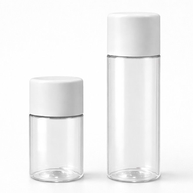 재두프라텍 카페 소분용 공플라스틱 용기 PET 공병 주스병, 50ml, 10개