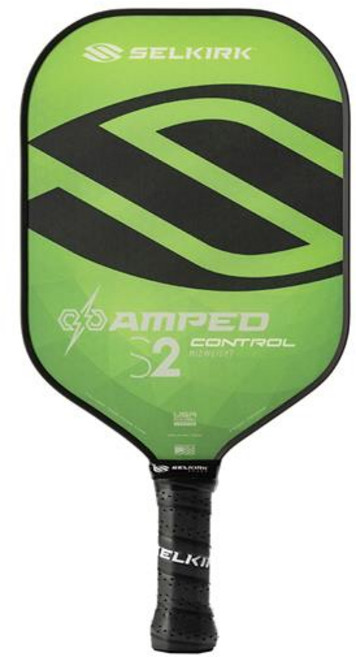 플레이피클볼 셀커크 Selkirk 공식 앰프드 컨트롤 S2 미드 웨이트 피클볼 패들 컨트롤 버전, 그린, 1개