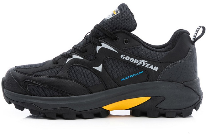 GOODYEAR 固特異 男款越野戶外健行鞋 黑色 GAMO63400