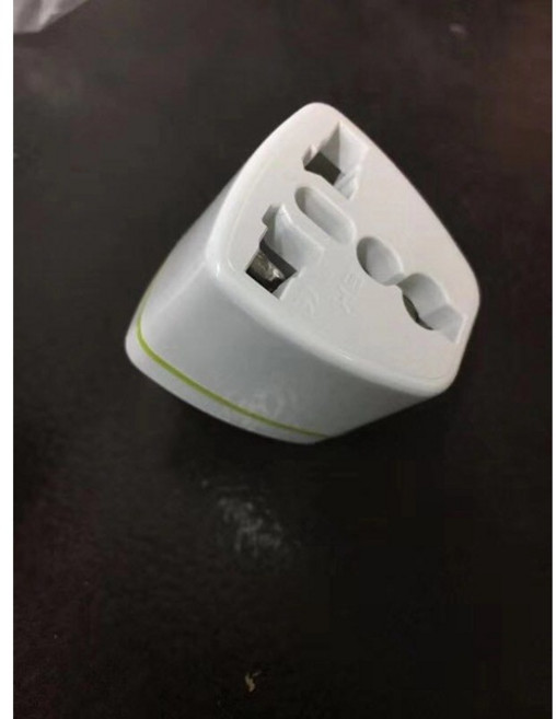 台規萬用轉換插頭 美規雙孔 多國適用 大陸電器轉台灣 轉接頭 (黑/白), 1個, 轉接頭(白), 白, 5cm