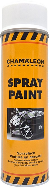 카멜레온 독일제 아크릴 플라스틱 스팟수리용 락카 스프레이 500ML, 화이트무광(26206), 1개