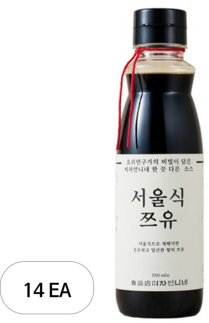 미자언니네 서울식 쯔유, 14개, 350ml