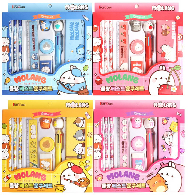6000 몰랑이 베스트 문구 학용품세트