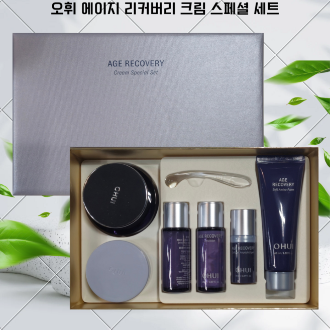 에이지 리커버리 크림 스페셜 세트 오휘에이지 리커버리 크림 스페셜 세트 (크림 본품 50ml+ 리필 50ml 총100ml 세트 내장 ), 1개