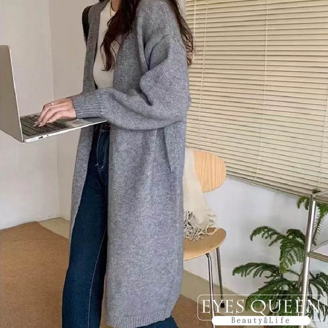 EYES QUEEN長版針織外套