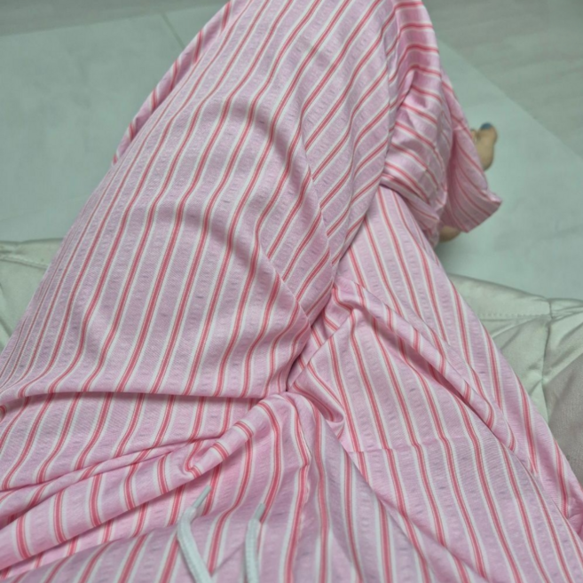 에브온 여성 스트라이프 파자마 잠옷바지 홈웨어