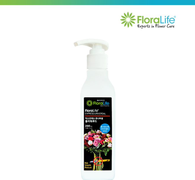 꽃 수명연장제 생화 절화 보존제 플라워푸드, 200ml, 1개