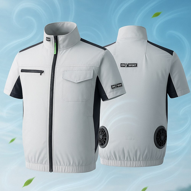 투데이리빙 프리미엄 선풍기 반팔 자켓 여름 에어 작업복 에어쿨 선풍기옷 여름용 아이스 냉감 상의 usb 작업용 낚시 등산 야외 활동