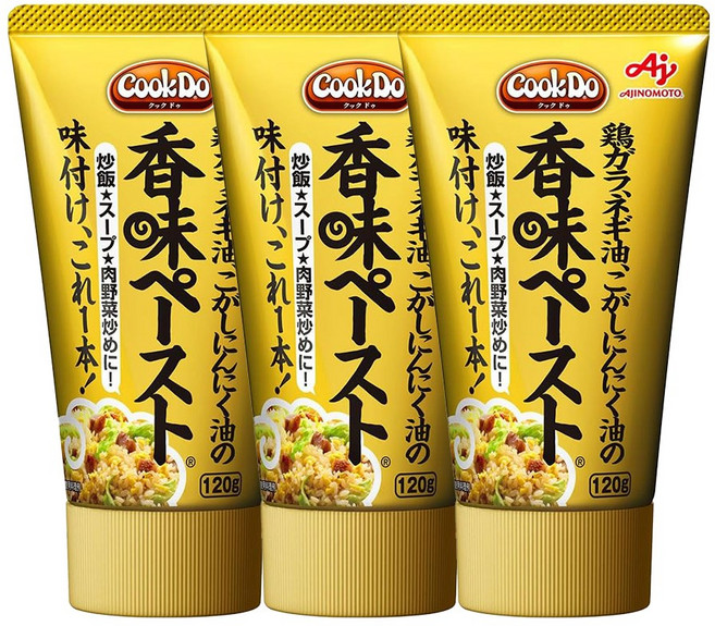 일본 아지노모토 쿡두 향미 볶음밥용 만능 페이스트, 120g, 3개