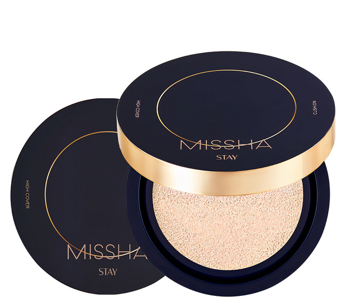 미샤 스테이 하이커버 쿠션 파운데이션 14g, 21호 바닐라, 1개