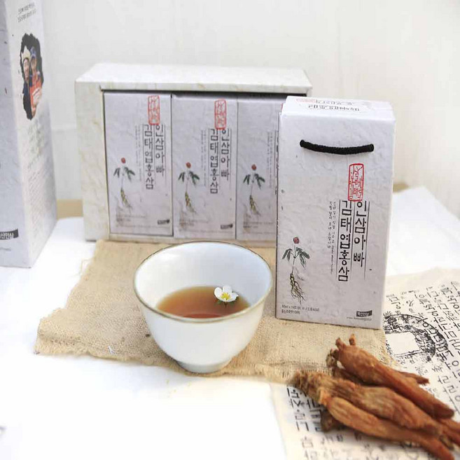 인삼아빠 홍삼액 80ml x 30포 2박스 홍삼즙, 2.4L