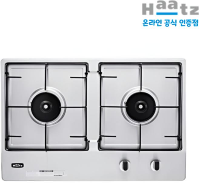 하츠 빌트인 가스레인지 2구 가스쿡탑 가로(신 HGR-2040SDB/타공 560X370), LNG, HGR-2040SDSH