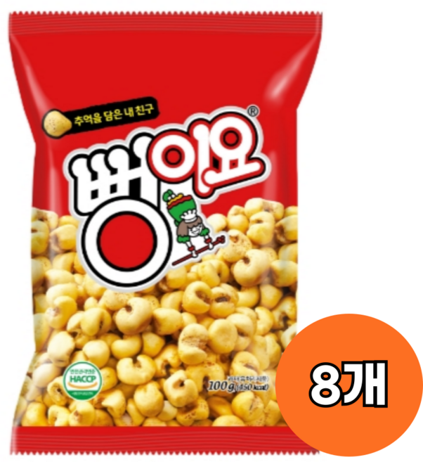 서울식품공업 뻥이요, 100g, 8개