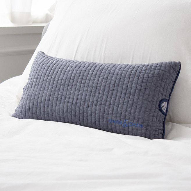 에코숲라이프 천연 편백나무베개 힐링라이프 사각베개, 그레이/편백나무(초미니 큐브칩)-4~5mm, 1개