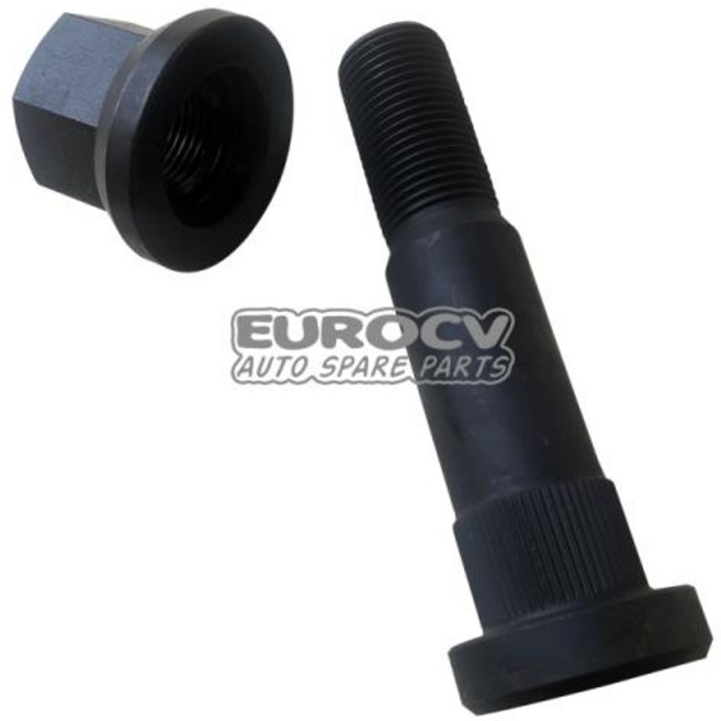 볼보 트럭용 예비 부품 VOE 8152104 943491 휠 스터드 및 너트 한 상자에 10 개, 없음