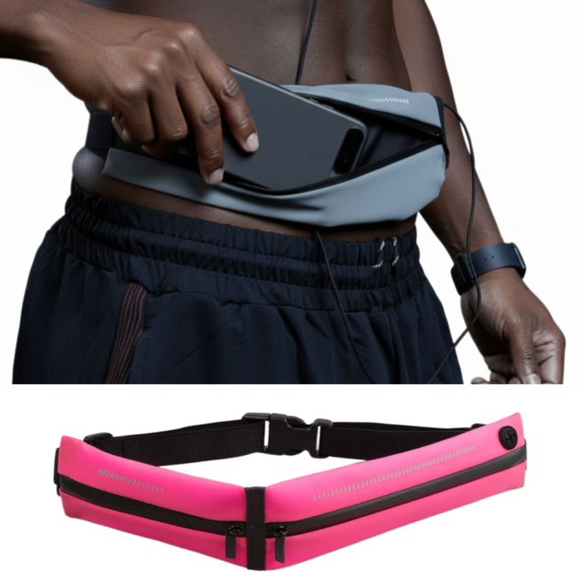 루네스트 러닝벨트 힙색 핸드폰수납 슬림