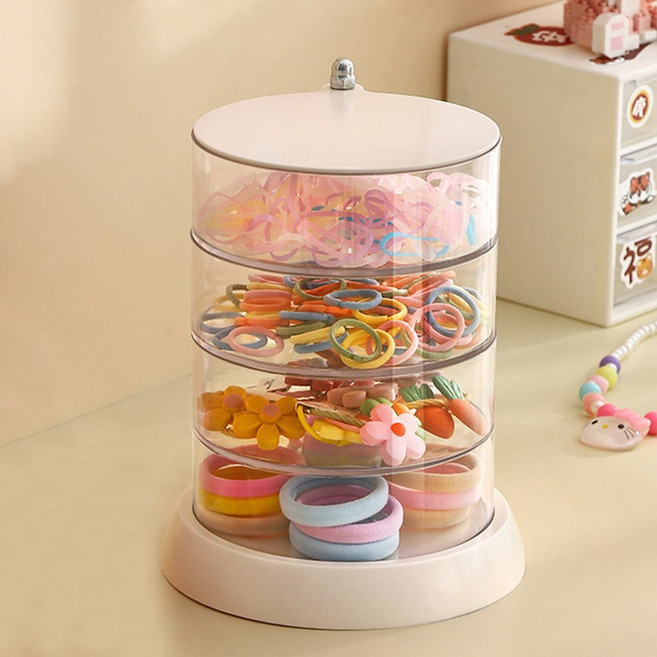 엘에이스 투명한 다용도 머리핀 주얼리 액세서리 보관함 3단 4단 5단